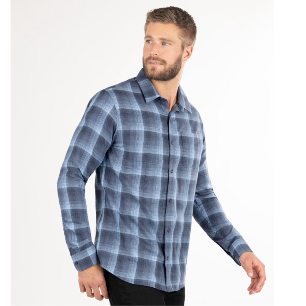 Travis Mathew INLAND BUTTON-UP flannel shirt
